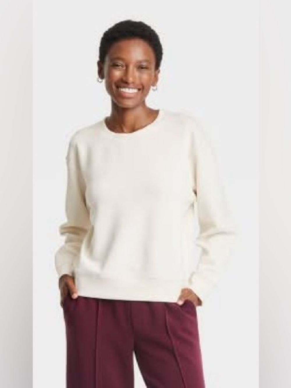 A New Day Oversized, Crewneck Sweatshirt - Picture 1 of 6